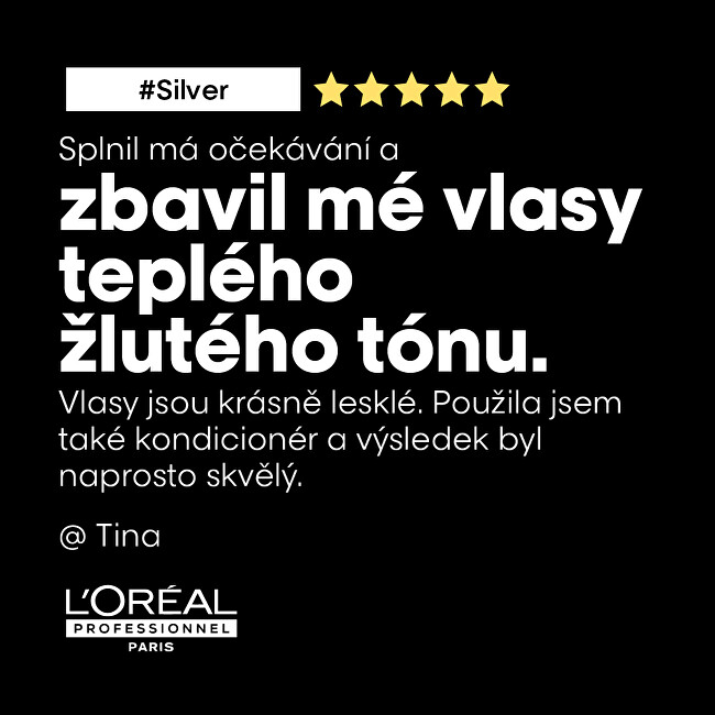 L´Oréal Professionnel Silver Shampoo for Gray and White Hair Magnesium Silver ( Neutral ising Shampoo For Grey And White H 500ml šampūnas