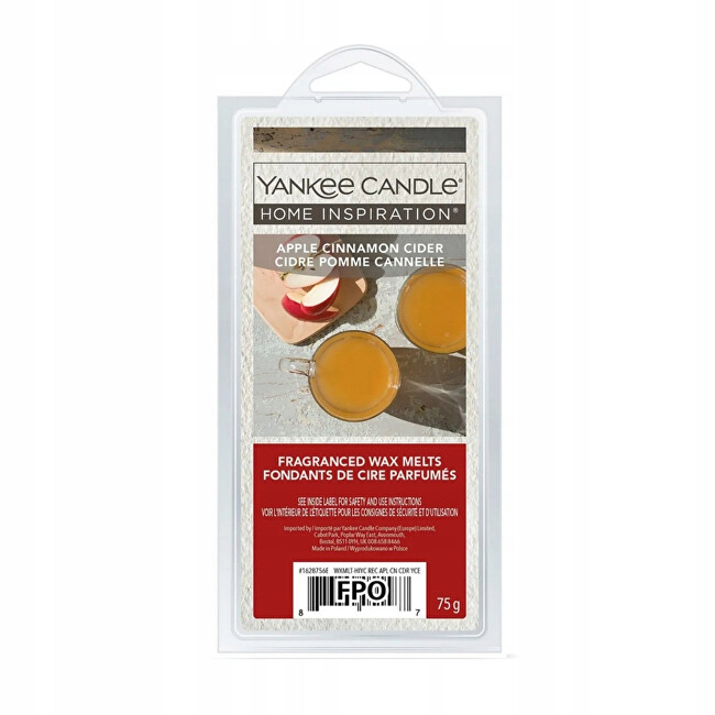 Yankee Candle Apple Cinnamon Cider Scented Wax 75 g Kvapusis va&scaron;kas