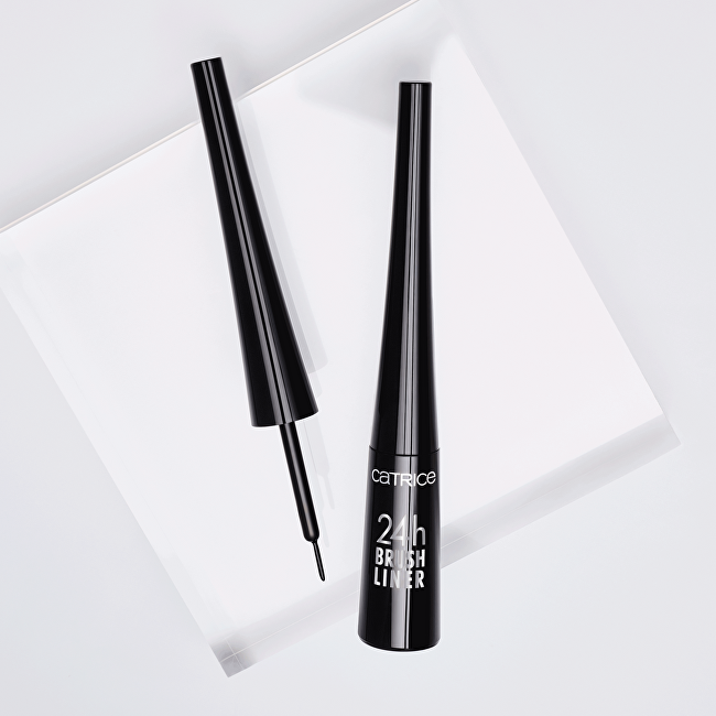 Catrice Liquid eyeliner 24h Brush Liner 3 ml 010 Ultra Black akių kontūras