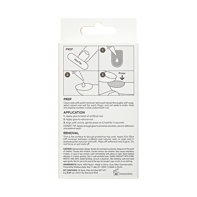 Kiss Gel nails Gel Fantasy Magnetic 28 pcs priemonė nagams