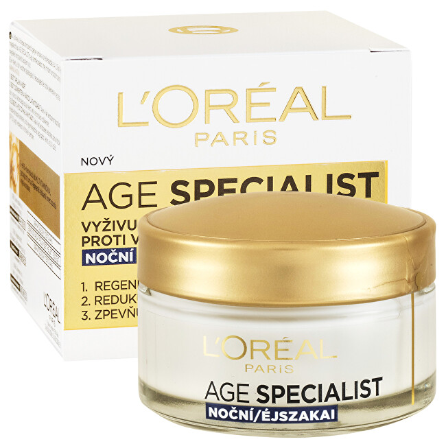 L´Oréal Paris Anti-wrinkle night cream with Age Special ist multivitamins Age Special ist 65+ 50 ml 50ml Moterims