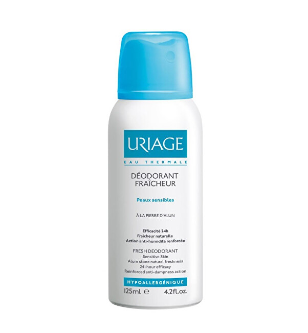 Uriage Refreshing deodorant spray ( Fresh Deodorant) 125 ml 125ml Moterims