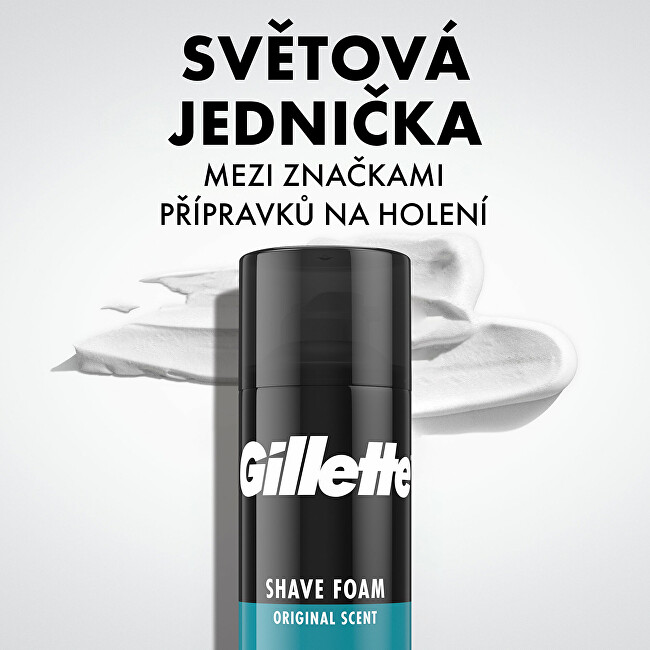 Gillette Original Sensitive Shaving Foam (Shave Foam) 400 ml 400ml Vyrams