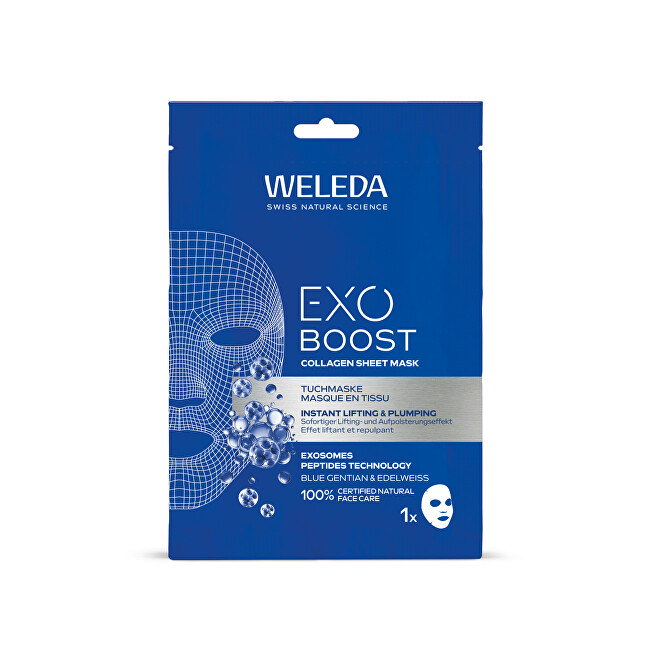 Weleda Collagen face mask Blue gentian and alpine edelweiss Mask Veido priežiūra nuo senėjimo Moterims