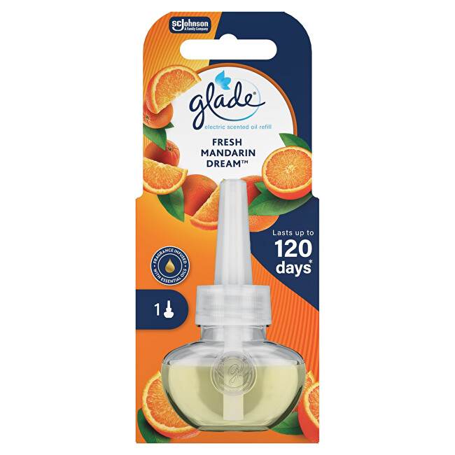 Glade Refill for electric air freshener Fresh Mandarin Dream 20 ml 20ml elektrinis kvapų difuzorius