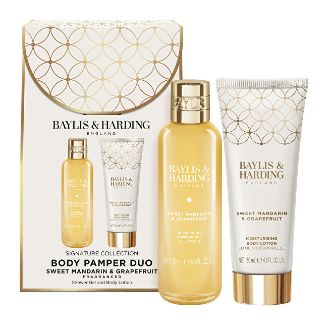 Baylis & Harding Mandarin & Grapefruit Gift Set Vonios ir du&scaron;o priemonė Moterims