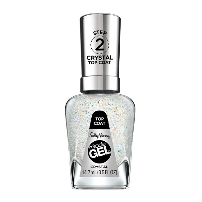 Sally Hansen Crystal Miracle Gel Nail Polish Top Coat 14.7 ml 14.7ml nagų lakas