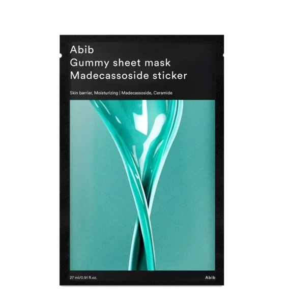 Abib Madecassoside Sticker Moisturizing Sheet Mask (Gummy Sheet Mask) 27 ml 27ml Moterims