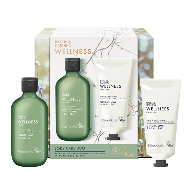 Baylis & Harding Gift set Ginger, Lime & Basil 2 pcs Moterims