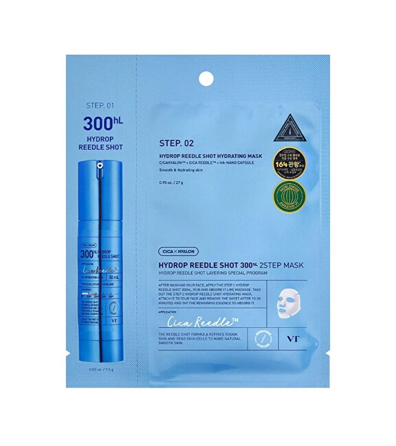 VT Cosmetics Hydrop Reedle Shot 300hl Sheet Mask 1.5 g + 27 g Moterims