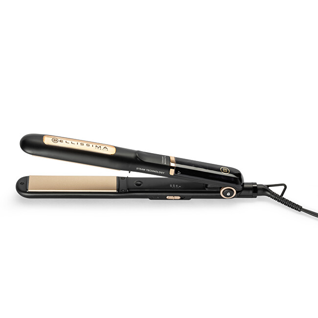Bellissima Steam hair straightener 11915 Ceramic & Keratin Moterims