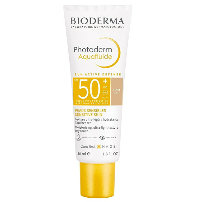 BIODERMA Tinted sun cream SPF 50+ Photoderm Aqua fluid 40 ml Light Moterims