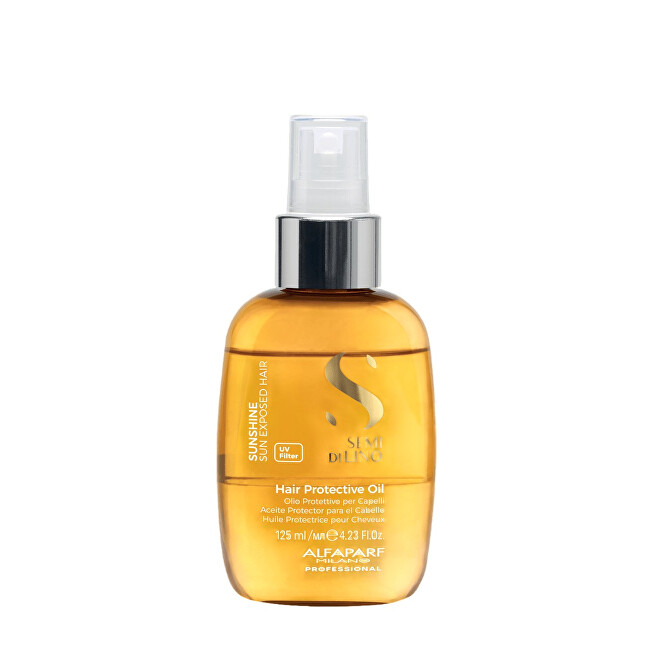 AlfaParf Milano Sunshine Hair Protective Oil 125 ml 125ml nenuplaunama plaukų priežiūros priemonė