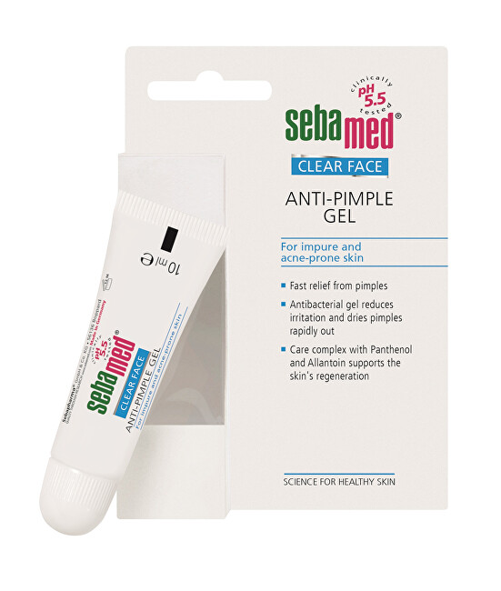 SebaMed Gel for topical treatment of acne Clear Face (Anti Pimple Gel) 10 ml 10ml Moterims