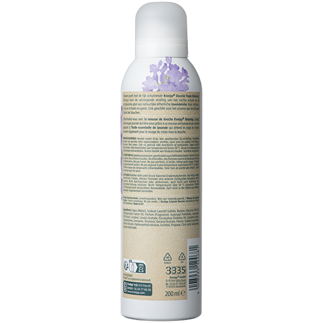 Kneipp Relaxing Douche Foam 200 ml 200ml Moterims