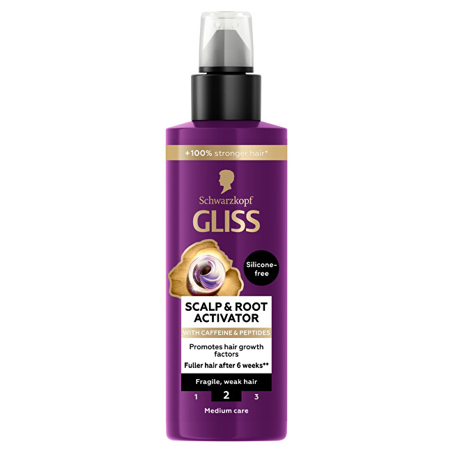 Gliss Kur Serum for activating the scalp and roots 100 ml 100ml nenuplaunama plaukų priežiūros priemonė