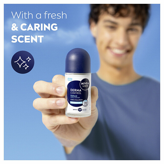 Nivea Roll-on antiperspirant for men Men Derma Control Defend (Antiperspirant) 50 ml 50ml dezodorantas