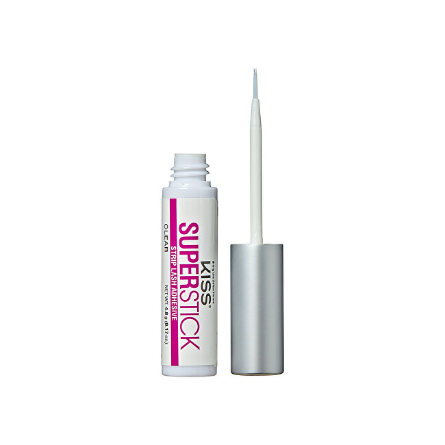 Kiss Super Stick 5-Day Extended Wear (Strip Lash Adhesive) 4.8g Clear dirbtinės blakstienos