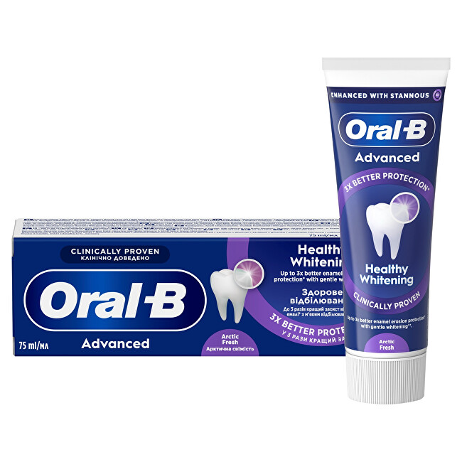 Oral B Advanced Healthy Whitening Toothpaste 75 ml 75ml dantų pasta