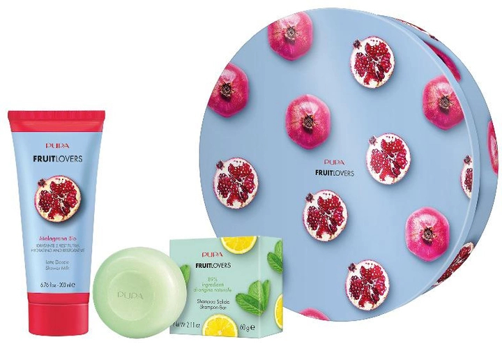 PUPA Milano Pomegranate Bio Fruit Lovers gift set Moterims