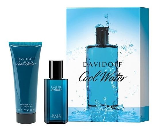 Davidoff Cool Water Man - EDT 40 ml + shower gel 75 ml 40ml Cool Water Man - EDT 40 ml + shower gel 75 ml Kvepalai Vyrams Rinkinys