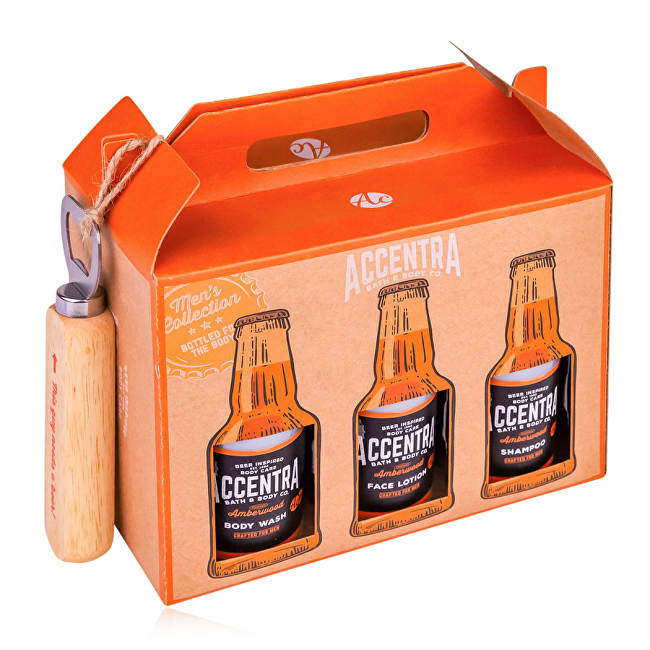 Accentra Men's Collection gift set with opener Vyrams