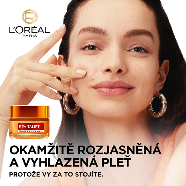 L&acute;Or&eacute;al Paris Revitalift Vitamin C brightening cream (Brightening Cream) 50 ml 50ml vietinės priežiūros priemonė