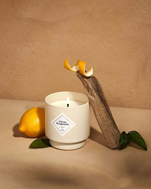 My Jolie Candle Scented candle 36h with bracelet Silver Les Surprenantes Lemon bergamot 320287 kvepianti žvakė