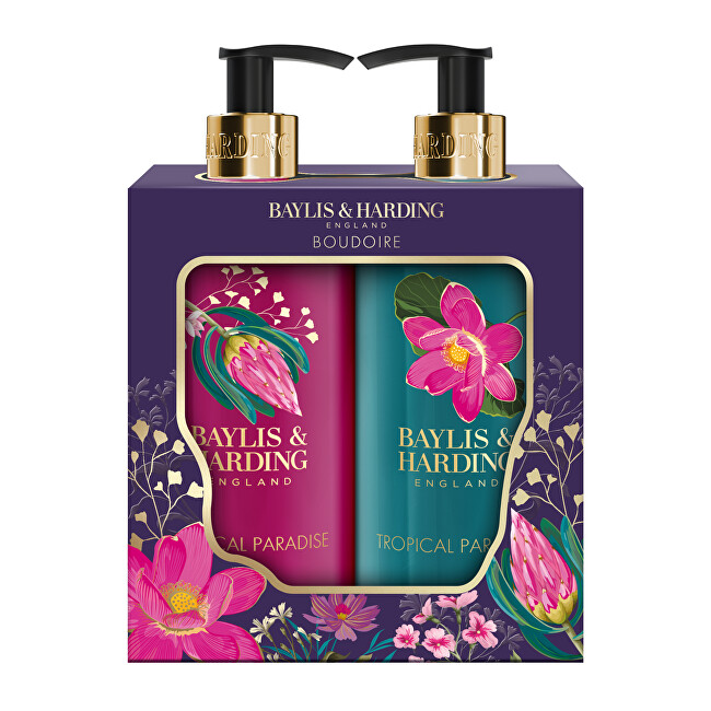 Baylis & Harding Boudoire Tropical Paradise Hand Care Duo - D&aacute;rkov&aacute; sada p&eacute;če o ruce ( 2 ks ) Vonios ir du&scaron;o priemonė Moterims
