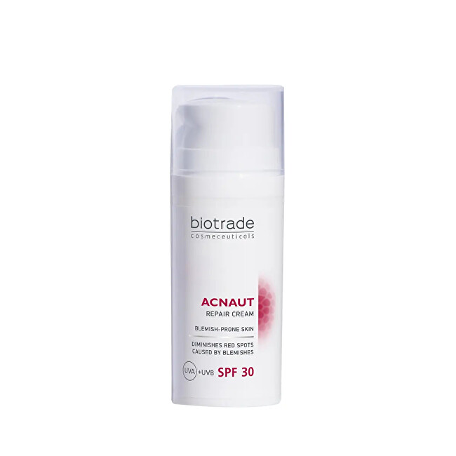 Biotrade Regenerating cream for skin prone to imperfections SPF 30 Acnaut (Repair Cream) 30 ml 30ml vietinės priežiūros priemonė