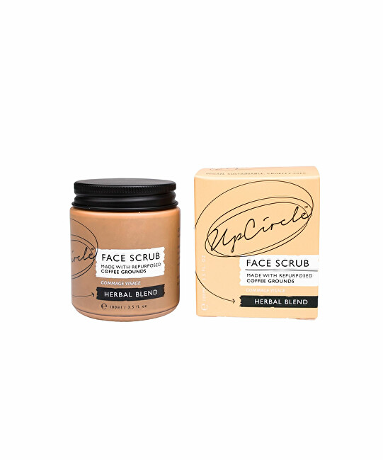 UpCircle Peeling for oily and combination skin Coffee Face Scrub Herbal Blend 100 ml 100ml makiažo valiklis