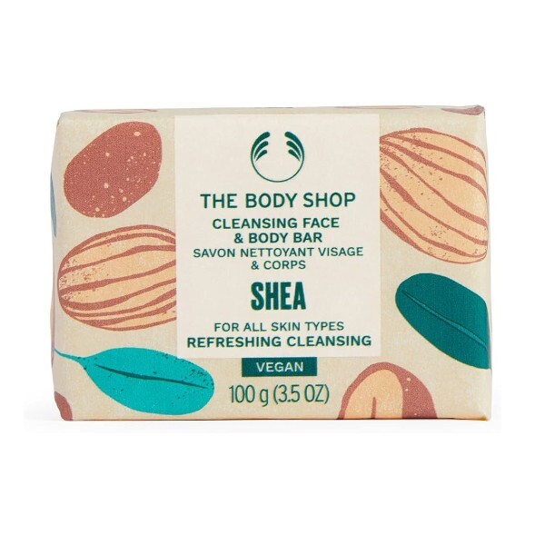 The Body Shop Solid soap for face and body Shea (Cleansing Face & Body Bar) 100 g Moterims