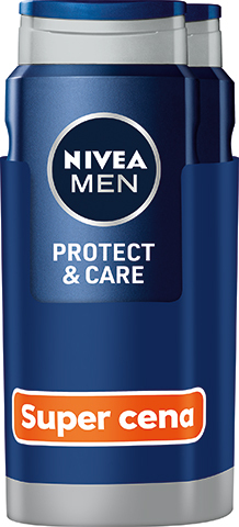 Nivea Men Protect & Care men´s shower gel 2 x 500 ml 500ml Vyrams