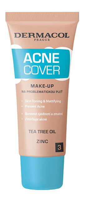 Dermacol Make-up for problematic skin AcneCover 30 ml 2 30ml makiažo pagrindas