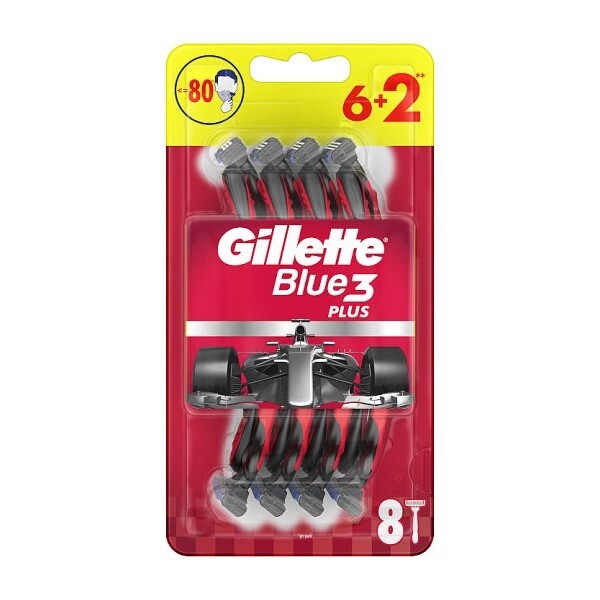 Gillette Gillette Blue3 Nitro jednorázová holítka 6+2 ks Vyrams