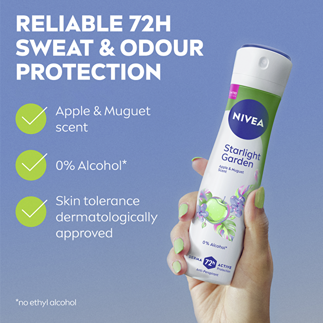 Nivea Antiperspirant spray Galaxy Garden Anti-Perspirant 150 ml 150ml dezodorantas