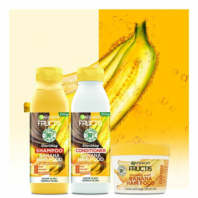 Garnier Fructis Hair Food (Banana Nourish ing Conditioner) 350 ml 350ml plaukų balzamas