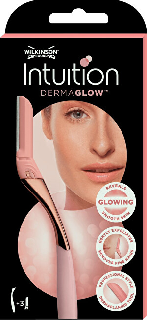 Wilkinson Sword Intuition Derma Glow hair trimmer + 3 spare heads Moterims