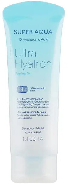 Missha Peeling skin gel Super Aqua Ultra Hyalron (Peeling Gel) 100 ml 100ml Unisex