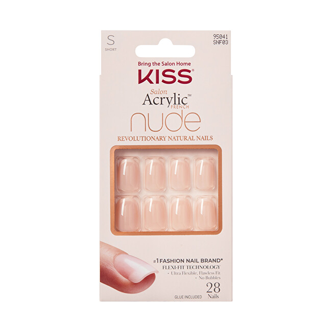 Kiss Salon Acrylic artificial nails - Chic Beats 28 pcs priemonė nagams