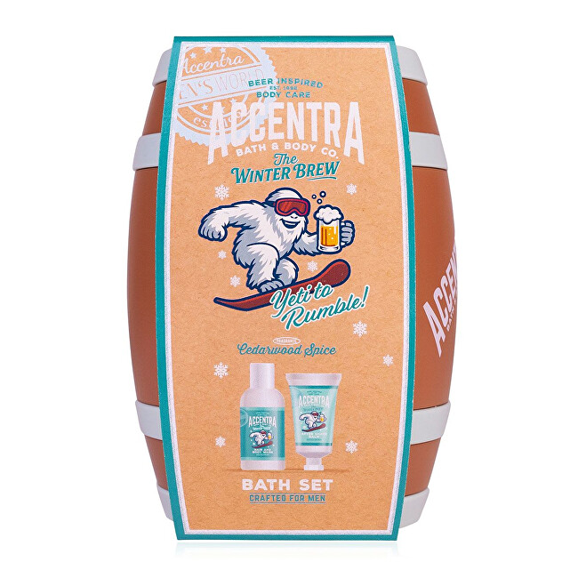 Accentra Men`s Collection Winter Edition Body Care Set - D&aacute;rkov&aacute; sada ve tvaru sudu Vonios ir du&scaron;o priemonė Vyrams