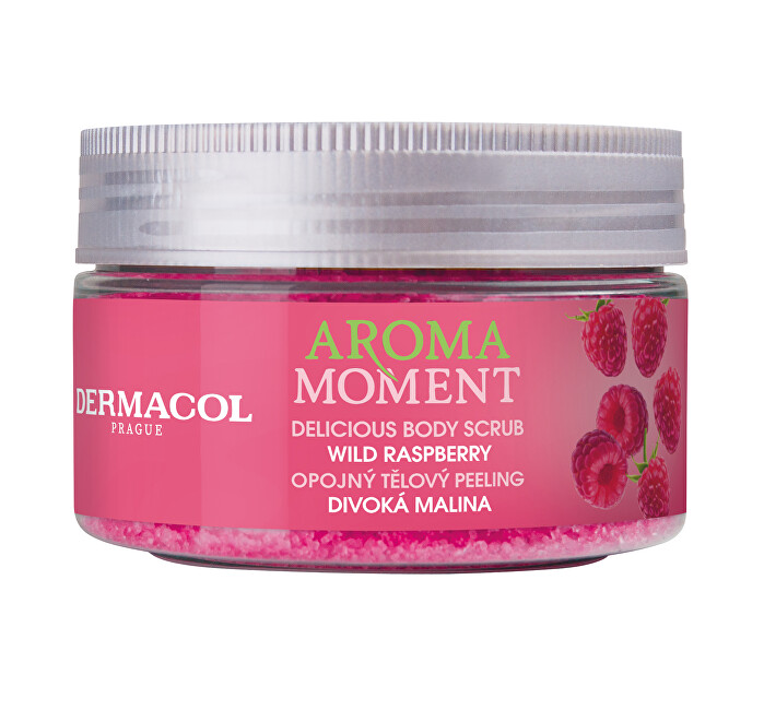 Dermacol Intoxicating body scrub Aroma Moment Wild Raspberry (Delicious Body Scrub) 200 g Moterims