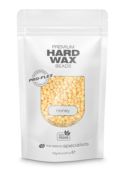 Rio-Beauty Depilatory wax beads Premium Honey Hard Wax Beads 5x priemonės depiliacijai