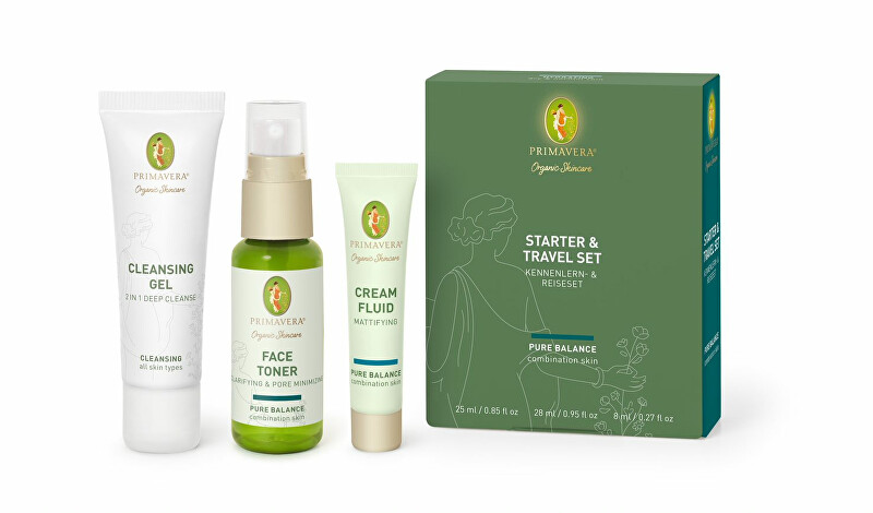 Primavera Pure Balance Skin Care Gift Set (Starter & Travel Set) Moterims