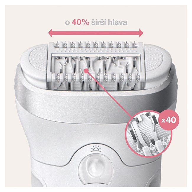 Braun Women&acute;s epilator Silk -&eacute;pil 9-705 Silver depiliavimo prietaisas