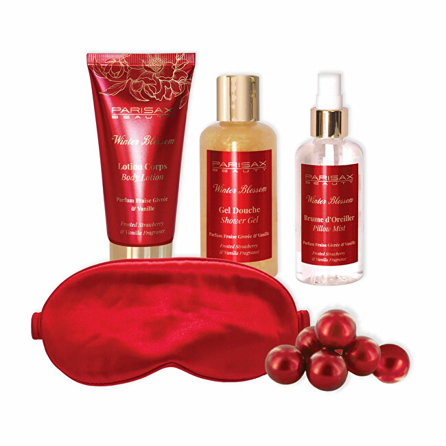 Parisax Gift set night relaxation ritual Frozen strawberries & Vanilla 6 pcs Moterims