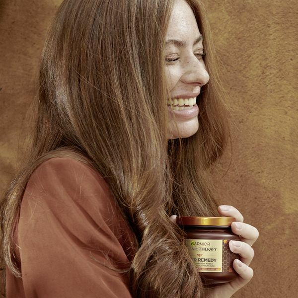 Garnier Regenerating mask for damaged hair Botanic Therapy Honey Treasure ( Hair Remedy) 340 ml 340ml atstatomoji plaukų priežiūros priemonė