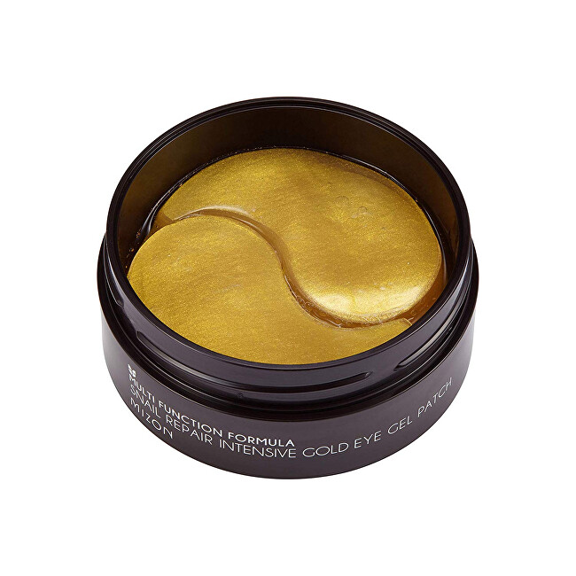 Mizon Eye mask against swelling and dark circles with gold ( Snail Repair Intensive Gold Eye Patch) 84 g vietinės priežiūros priemonė