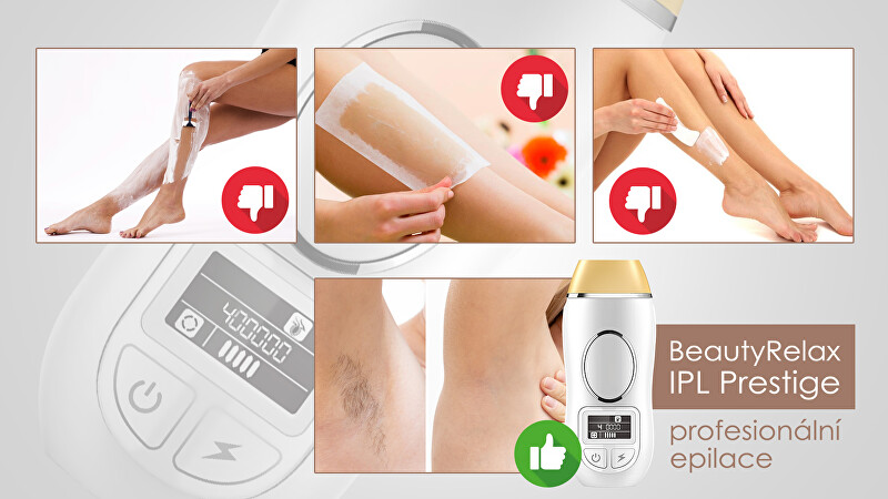 BeautyRelax IPL Prestige BR-1390 epilator depiliavimo prietaisas