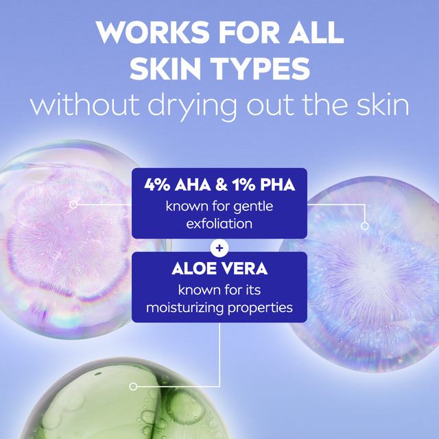 Nivea Skin peeling Luminous Skin Glow (Liquid Refiner) 100 ml 100ml makiažo valiklis